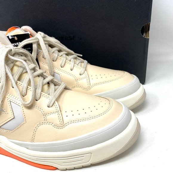 Converse Weapon CX Shoes Mid Top Grey Egret Leather Women’s Size Sneaker 171605C - Picture 8 of 11